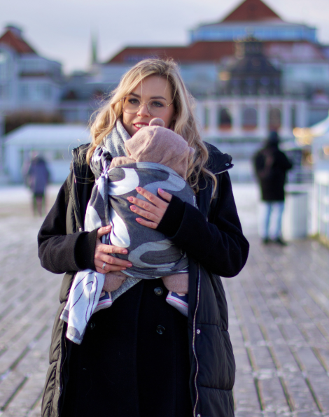 Chusta kółkowa Gray Waves f12 Chusta kółkowa Gray Waves f12